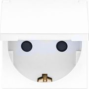 EUROLAMP ΠΡΙΖΑ ΣΟΥΚΟ ΜΕ ΚΑΠΑΚΙ 2 MODULES 16A ΛΕΥΚΗ