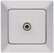 EUROLAMP ΠΡΙΖΑ ΤV F CONNECTOR ΝΙΚΕΛ MAT