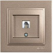 EUROLAMP ΠΡΙΖΑ ΤΗΛΕΦΩΝΟΥ MONH RJ 11 LIGHT FUME