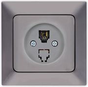 EUROLAMP ΠΡΙΖΑ ΤΗΛΕΦΩΝΟΥ MONH RJ 11 ΓΡΑΦΙΤΗΣ