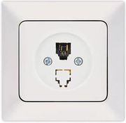 EUROLAMP ΠΡΙΖΑ ΤΗΛΕΦΩΝΟΥ MONH RJ 11 ΛΕΥΚΗ