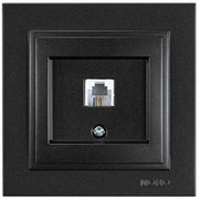 EUROLAMP ΠΡΙΖΑ ΤΗΛΕΦΩΝΟΥ MONH RJ 11 ΜΑΥΡΟ