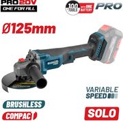 BORMANN PRO BBP3650 ΓΩΝΙΑΚΟΣ ΤΡΟΧΟΣ BRUSHLESS ΡΥΘΜΙΖΟΜΕΝΟΣ 20V,LI-ION, SOLO