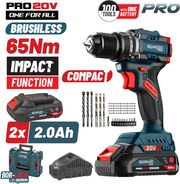 BORMANN PRO BBP5401X22CA ΚΡΟΥΣΤΙΚΟ ΔΡΑΠΑΝΟΚΑΤΣΑΒΙΔΟ COMPACT BRUSHLESS ΜΠΑΤΑΡΙΑΣ 20V,2X2AH
