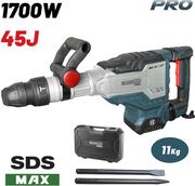 BORMANN PRO BDH3250 ΚΑΤΕΔΑΦΙΣΤΙΚΟ ΠΙΣΤΟΛΕΤΟ SDS-MAX,1700W,45J,200-2100BPM ΒΑΛΙΤΣΑ ΜΕ ΚΑΛΕΜΙ-ΒΕΛΟΝΙ