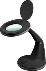 GOOBAY 65578 LED MAGNIFYING LAMP WITH BASE 6W BLACK