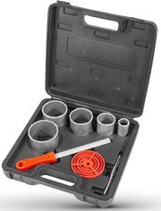 BORMANN PRO BHT4580 ΣΕΤ ΠΟΤΗΡΟΤΡΥΠΑΝΑ ΔΟΜΙΚΩΝ ΥΛΙΚΩΝ ΚΑΡΒΙΔΙΟΥ, 8ΤΕΜ, 33-83MM