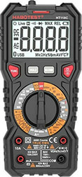 HABOTEST ΨΗΦΙΑΚΟ ΠΟΛΥΜΕΤΡΟ HABOTEST HT118C TRUE RMS NCV BATTERY TESTING + FLASHLIGHT