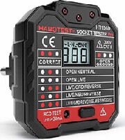 HABOTEST ΕΛΕΓΚΤΗΣ ΠΡΙΖΩΝ ΣΟΥΚΟ HABOTEST HT106D SOCKET TESTER WITH DIGITAL DISPLAY HT106D