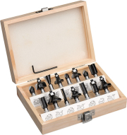 ΣΕΤ 12 ΤΕΜ ΦΡΕΖΕΣ ΡΟΥΤΕΡ KWB 8MM ΣΕ ΞΥΛΙΝΗ ΘΗΚΗ 757291