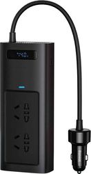 BASEUS CAR INVERTER 12V TO 220V 150WATT BLACK