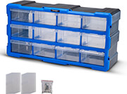 ΣΥΡΤΑΡΙΕΡΑ ΕΡΓΑΛΕΙΩΝ ΠΛΑΣΤΙΚΗ BORMANN ''PARROT'' 12 ΘΕΣΕΩΝ