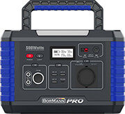 POWER STATION 500W 24000MAH 12V 24V AC DC TYPE C USB-A LI-ION BORMANN BBC5020