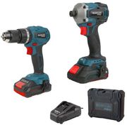 BORMANN ΣΕΤ ΔΡΑΠΑΝΟΚΑΤΣΑΒΙΔΟ ΚΡΟΥΣΤΙΚΟ COMPACT BRUSHLESS 20V &amp; ΠΑΛΜΙΚΟ ΚΑΤΣΑΒΙΔΙ 2X4AH BORMANN PRO BBP5003