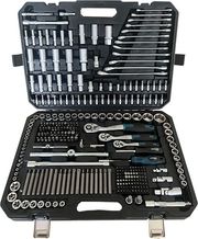 ΣΕΤ ΚΑΡΥΔΑΚΙΑ 1/4'' &amp; 3/8'' &amp; 1/2'' ΜΕ ΚΑΣΤΑΝΙΑ ΚΑΙ ΓΕΡΜΑΝΟΠΟΛΥΓΩΝΑ 300ΤΜΧ BORMANN PRO BHT5140