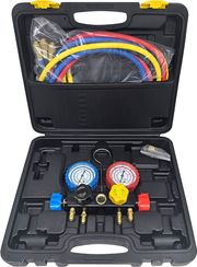 ΣΕΤ ΕΡΓΑΛΕΙΑ ΕΛΕΓΧΟΥ ΠΙΕΣΗΣ ΚΛΙΜΑΤΙΣΤΙΚΩΝ ΜΕ ΜΑΝΟΜΕΤΡΑ 7ΤΜΧ BORMANN PRO BVP1005