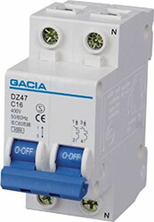 GACIA GACIA ΑΥΤΟΜΑΤΗ ΑΣΦΑΛΕΙΑ 20A ΔΙΠΟΛΙΚΗ 2X20A 1P+Ν 3KA 500-42313