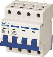 GACIA GACIA ΑΥΤΟΜΑΤΗ ΑΣΦΑΛΕΙΑ 20A ΤΕΤΡΑΠΟΛΙΚΗ 10KA 3P+N 500-43310