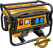 INGCO ΓΕΝΝΗΤΡΙΑ ΒΕΝΖΙΝΗΣ ΜΕ ΣΤΑΘΕΡΟΠΟΙΗΤΗ AVR 3.5KW 4.3KVA 7HP INGCO GE35006