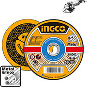 ΔΙΣΚΟΙ ΚΟΠΗΣ ΣΙΔΗΡΟΥ INOX 180MM X 1.6MM INGCO MCD161801
