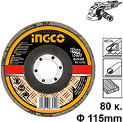 ΔΙΣΚΟΣ ΛΕΙΑΝΣΗΣ ΦΙΜΠΕΡ K80 115MM INGCO FD1153