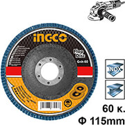 INGCO ΔΙΣΚΟΣ ΛΕΙΑΝΣΗΣ ΦΙΜΠΕΡ ΓΙΑ INOX K60 115MM INGCO FDZ1152