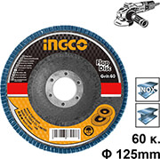 ΔΙΣΚΟΣ ΛΕΙΑΝΣΗΣ ΦΙΜΠΕΡ ΓΙΑ INOX K60 125MM INGCO FDZ1252