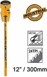 INGCO ΠΡΙΟΝΟΛΑΜΕΣ ΣΙΔΗΡΟΠΡΙΟΝΟΥ 5 ΤΕΜ 300MM INGCO HSBKT12245