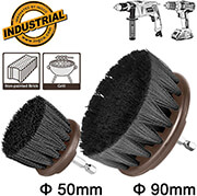 ΒΟΥΡΤΣΕΣ ΚΑΘΑΡΙΣΜΟΥ ΔΡΑΠΑΝΟΥ ΣΕΤ 2 ΤΕΜ. (ΣΚΛΗΡΕΣ) INGCO WCBH1235