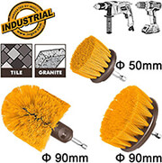 ΒΟΥΡΤΣΕΣ ΚΑΘΑΡΙΣΜΟΥ ΔΡΑΠΑΝΟΥ ΣΕΤ 3 ΤΕΜ. (ΜΕΤΡΙΕΣ) INGCO WCBM0301