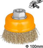 ΣΥΡΜΑΤΟΒΟΥΡΤΣΑ ΓΩΝΙΑΚΟΥ TΡΟΧΟΥ M14 100MM INGCO WB11001