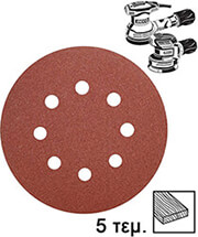 ΦΥΛΛΑ ΛΕΙΑΝΣΗΣ ΤΡΙΒΕΙΟΥ Φ 125MM ΣΕΤ 5 ΤΕΜ. INGCO AKRS125051