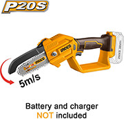 INGCO ΜΙΝΙ ΑΛΥΣΟΠΡΙΟΝΟ ΜΠΑΤΑΡΙΑΣ 20V LI-ION SOLO INGCO CGSLI2058