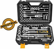 INGCO ΣΕΤ 44 ΤΕΜ. ΚΑΡΥΔΑΚΙΑ 1/2'' - 1/4'' INGCO HKTS42441