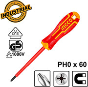 INGCO ΚΑΤΣΑΒΙΔΙ ΗΛΕΚΤΡΟΛΟΓΟΥ VDE ΣΤΑΥΡΟΥ PH0X60MM INGCO HISD81PH060