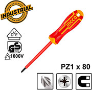 INGCO ΚΑΤΣΑΒΙΔΙ ΗΛΕΚΤΡΟΛΟΓΟΥ VDE ΣΤΑΥΡΟΥ PZ1X80MM INGCO HISD81PZ180