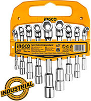 ΣΕΤ 9 ΤΕΜ. ΓΩΝΙΑΚΑ ΚΛΕΙΔΙΑ ΚΑΡΥΔΑΚΙΑ 7-19MM INGCO LASWT0901