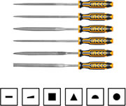 INGCO ΣΕΤ 6 ΤΕΜ. ΜΙΝΙ ΛΙΜΕΣ ΣΙΔΗΡΟΥ 100MM INGCO HKTF63