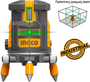 INGCO ΑΥΤΟΑΛΦΑΔΙΑΖΟΜΕΝΟ LASER ΜΕ 5 ΠΡΑΣΙΝΕΣ ΔΕΣΜΕΣ INGCO HLL305205
