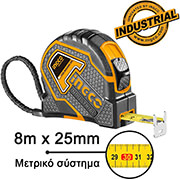 INGCO ΜΕΤΡΟΤΑΙΝΙΑ PROFI 8M X 25MM INGCO HSMT88081E
