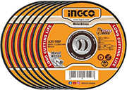 ΔΙΣΚΟΙ ΚΟΠΗΣ ΣΙΔΗΡΟΥ INOX 50 ΤΕΜ/ΚΟΥΤΙ 115MM X 1.0MM INGCO MCD1011550