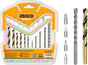 INGCO ΤΡΥΠΑΝΙΑ ΚΑΙ ΜΥΤΕΣ ΣΕΤ 19 ΤΕΜ. INGCO AKSDB1901
