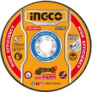 INGCO ΔΙΣΚΟΙ ΚΟΠΗΣ ΣΙΔΗΡΟΥ INOX 25 ΤΕΜ/ΚΟΥΤΙ 125MM X 1.0MM INGCO MCD1012525