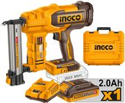 ΚΑΡΦΩΤΙΚΟ ΜΠΑΤΑΡΙΑΣ 20V LI-ION + ΒΑΛΙΤΣΑ INGCO CBNLI2008E