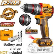INGCO ΚΡΟΥΣΤΙΚΟ ΔΡΑΠΑΝΟΚΑΤΣΑΒΙΔΟ COMPACT ΜΠΑΤΑΡΙΑΣ 20V LI-ION 76NM SOLO +ΒΑΛΙΤΣΑ INGCO CIDLI207681E