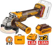 ΓΩΝΙΑΚΟΣ ΤΡΟΧΟΣ ΜΠΑΤΑΡΙΑΣ 20V LI-ION INGCO CAGLI271532E