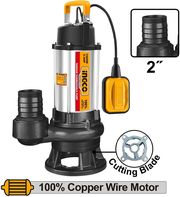 ΥΠΟΒΡΥΧΙΑ ΑΝΤΛΙΑ INOX ΜΕ ΚΟΠΤΗΡΑ ΛΥΜΑΤΩΝ 1500W INGCO SPDB150068