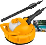 ΒΟΥΡΤΣΑ ΠΛΥΣΙΜΑΤΟΣ ΔΑΠΕΔΩΝ Φ 280MM ΜΕ ΠΡΟΣΑΡΜΟΓΕΑ ΚΑΙ ΔΟΧΕΙΟ ΣΑΠΟΥΝΙΟΥ INGCO HPB36201