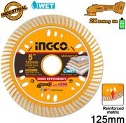 ΔΙΑΜΑΝΤΟΔΙΣΚΟΣ ΛΕΠΤΟΣ ΔΟΜΙΚΩΝ ΥΛΙΚΩΝ 125MM X 1.6MM INGCO DMD061251