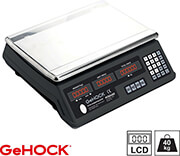 ΨΗΦΙΑΚΗ ΕΠΙΤΡΑΠΕΖΙΑ ΖΥΓΑΡΙΑ ΕΩΣ 40KG ΜΑΥΡΗ GEHOCK PCS0402